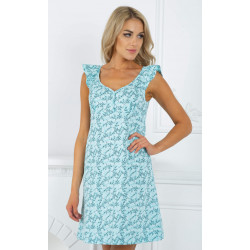 Elegant Cotton Sweatheart Nightshirt 