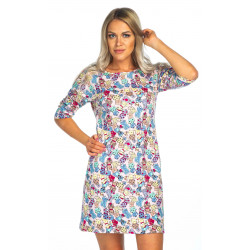 Cats on Pink Cotton Nightshirt